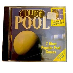 Vintage NWT Challenge Pool Windows 95/98 PC CD Video Game *read*